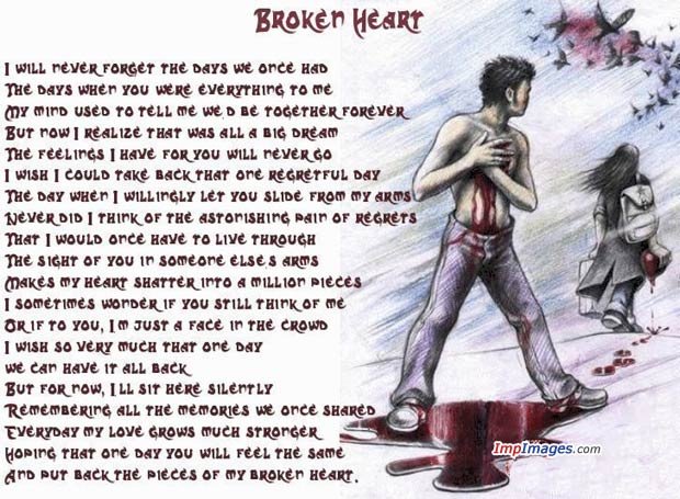 love poems broken heart. love poems for roken hearts.
