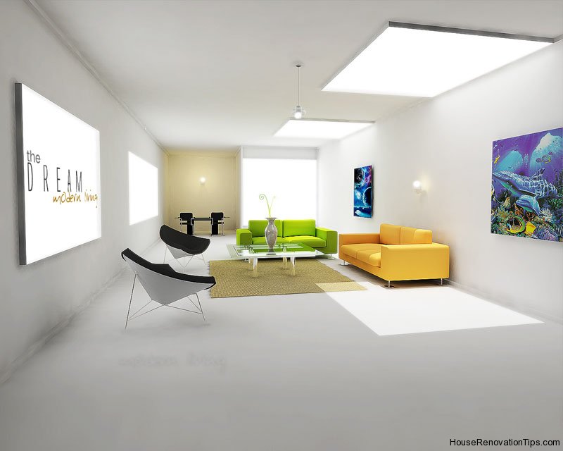 One Color of Furniture on Interior Design